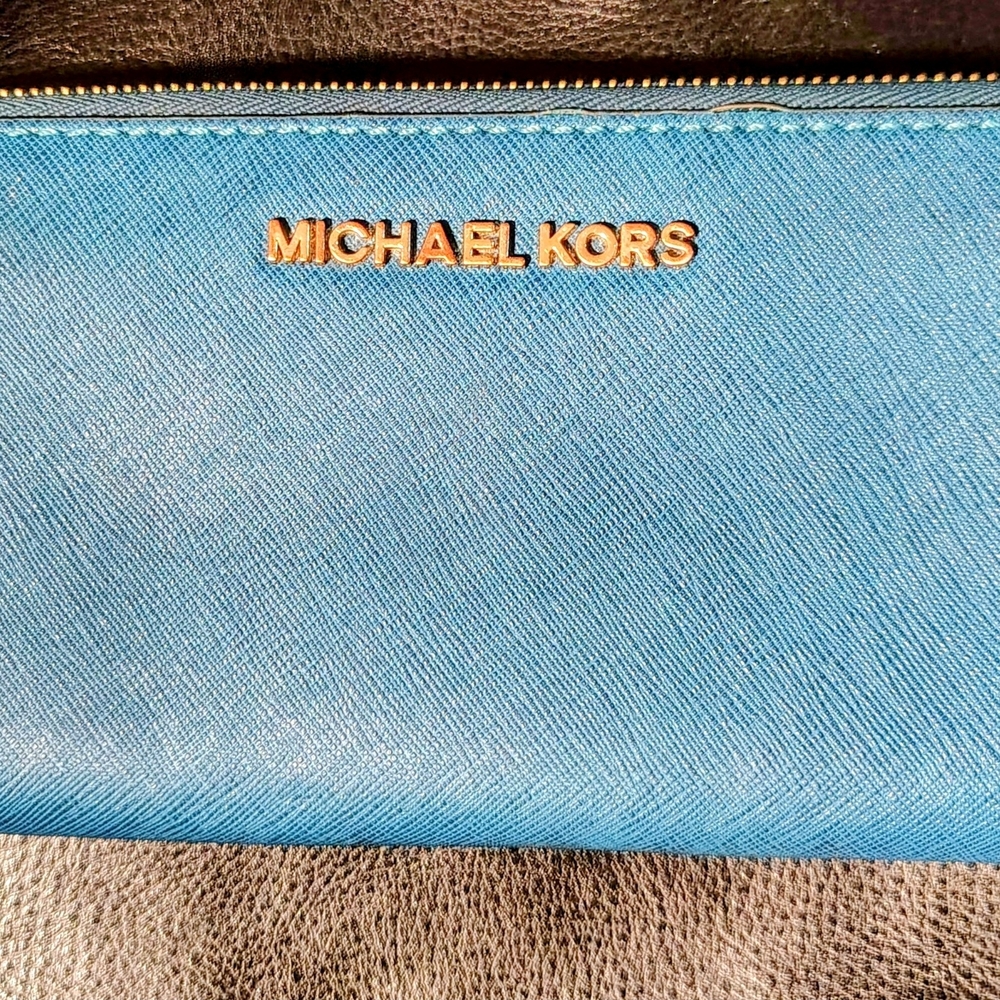 Michael Kors Blue Wallet